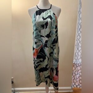 LC Lauren Conrad Strapless Dress - Black and Green